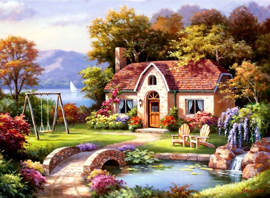 Stone Bridge Cottage, Sung Kim (1500pcs)