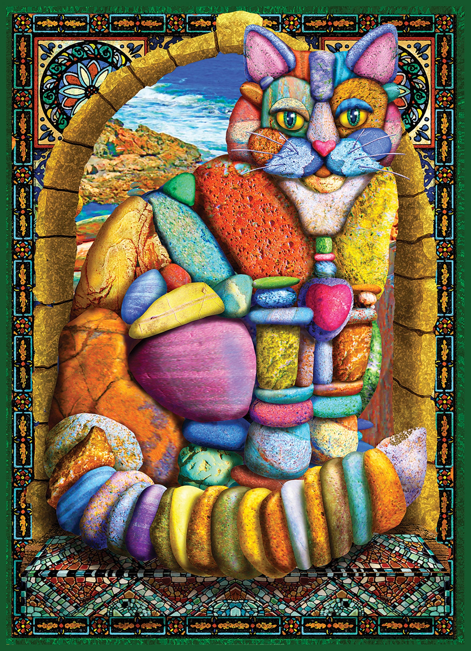Cairn Stone Cat (1000pcs)