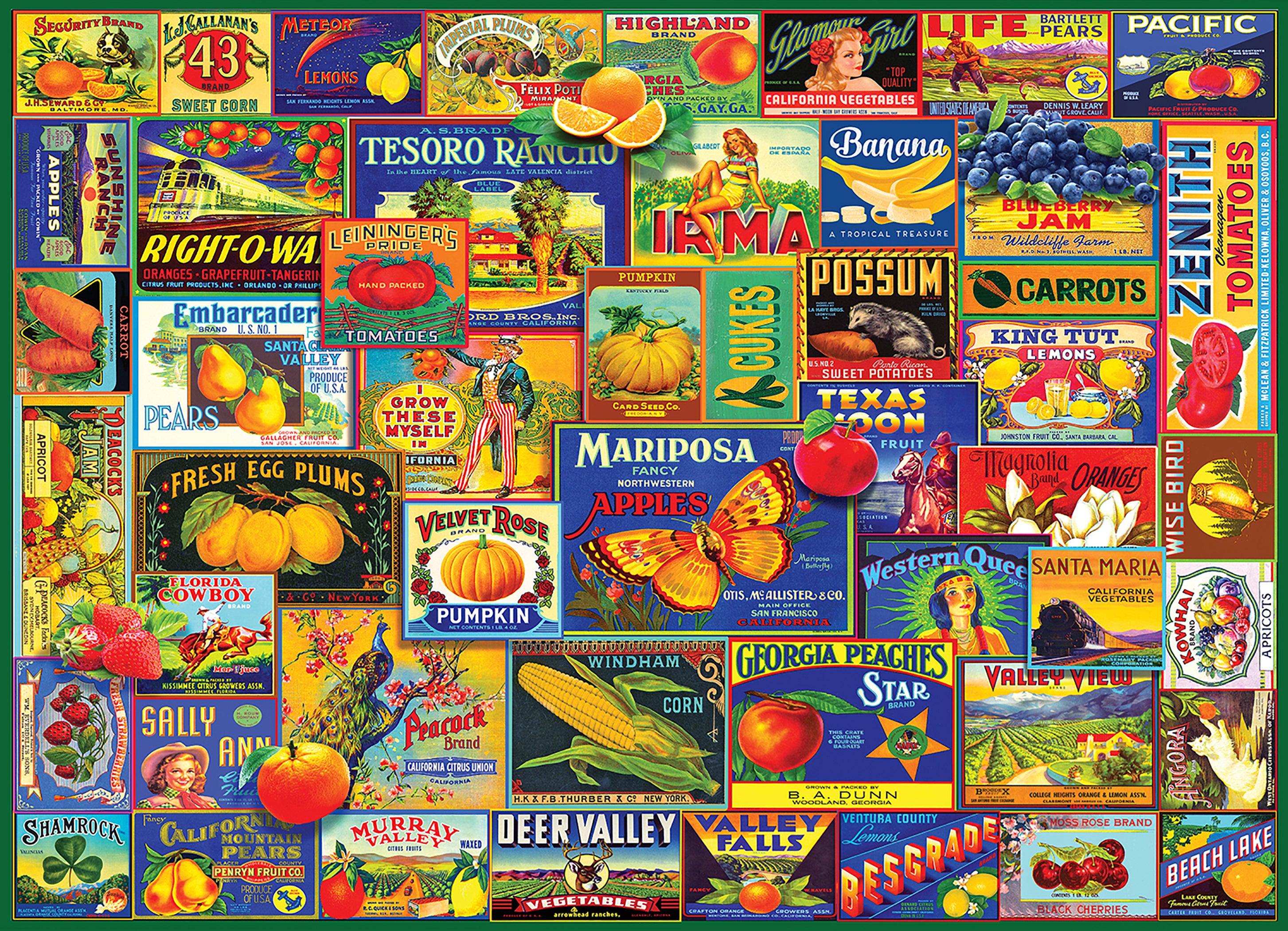 Fruits et légumes (1000pcs)