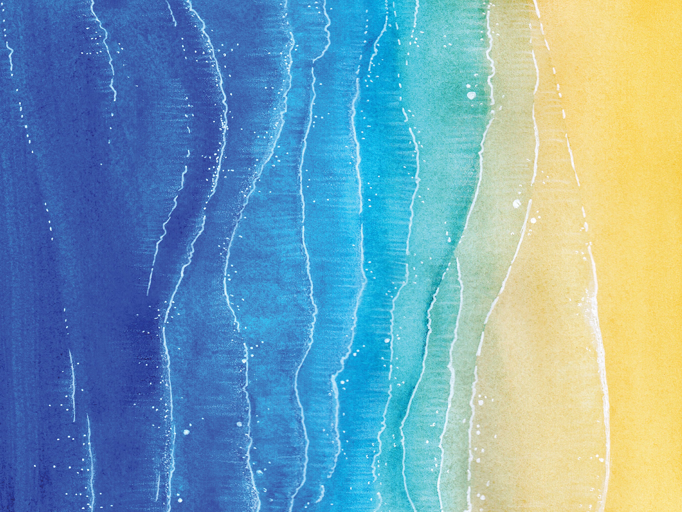 Waves de plage (500pcs)