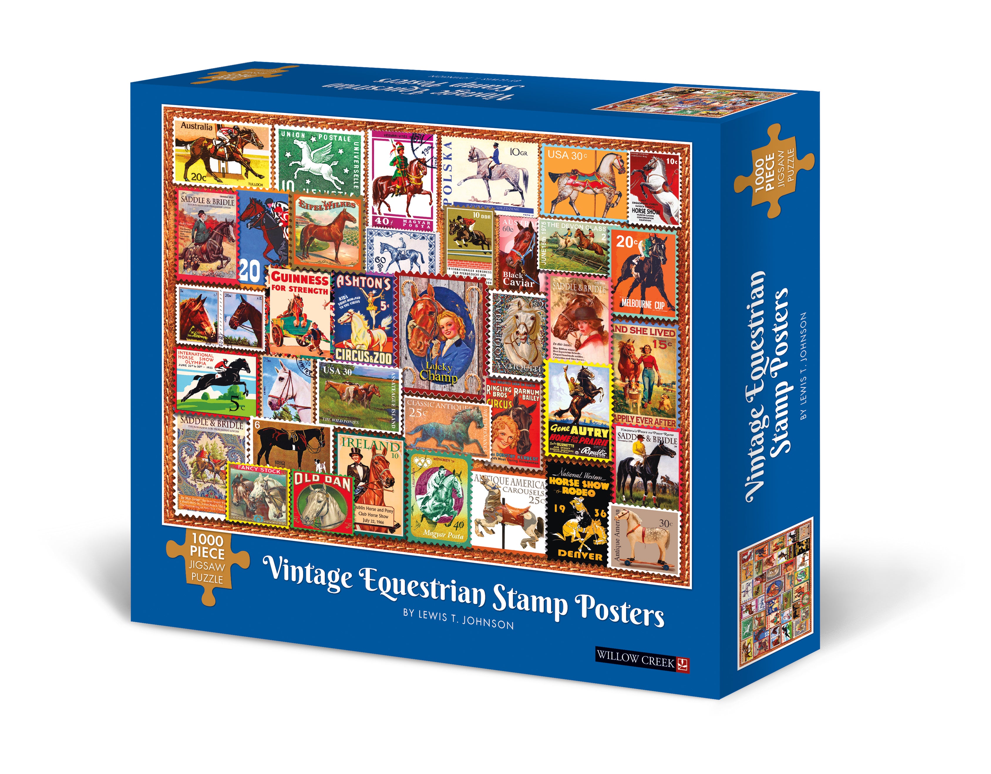Tampons équestres vintage (1000pcs)