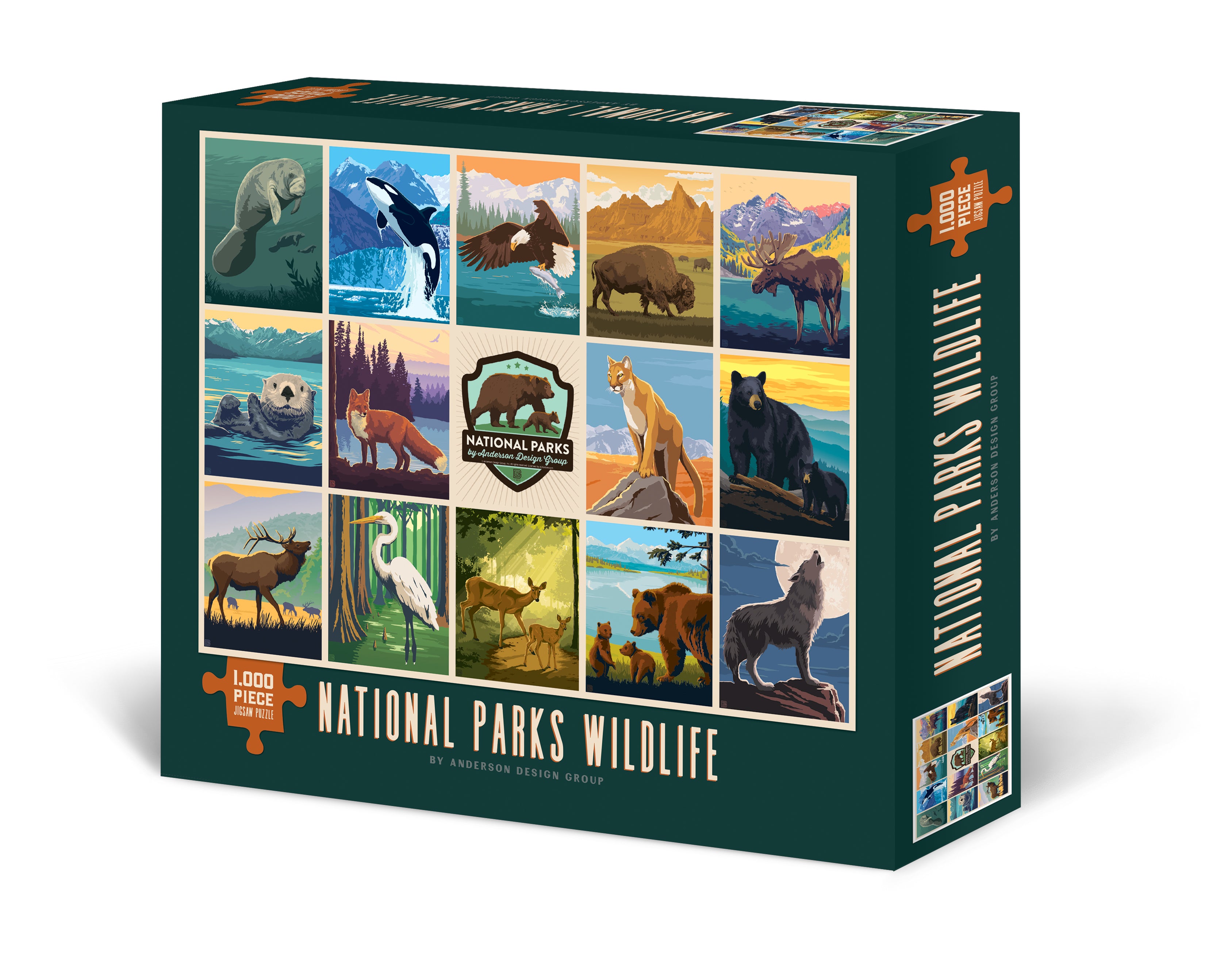 La faune des parcs nationaux (1000pcs)