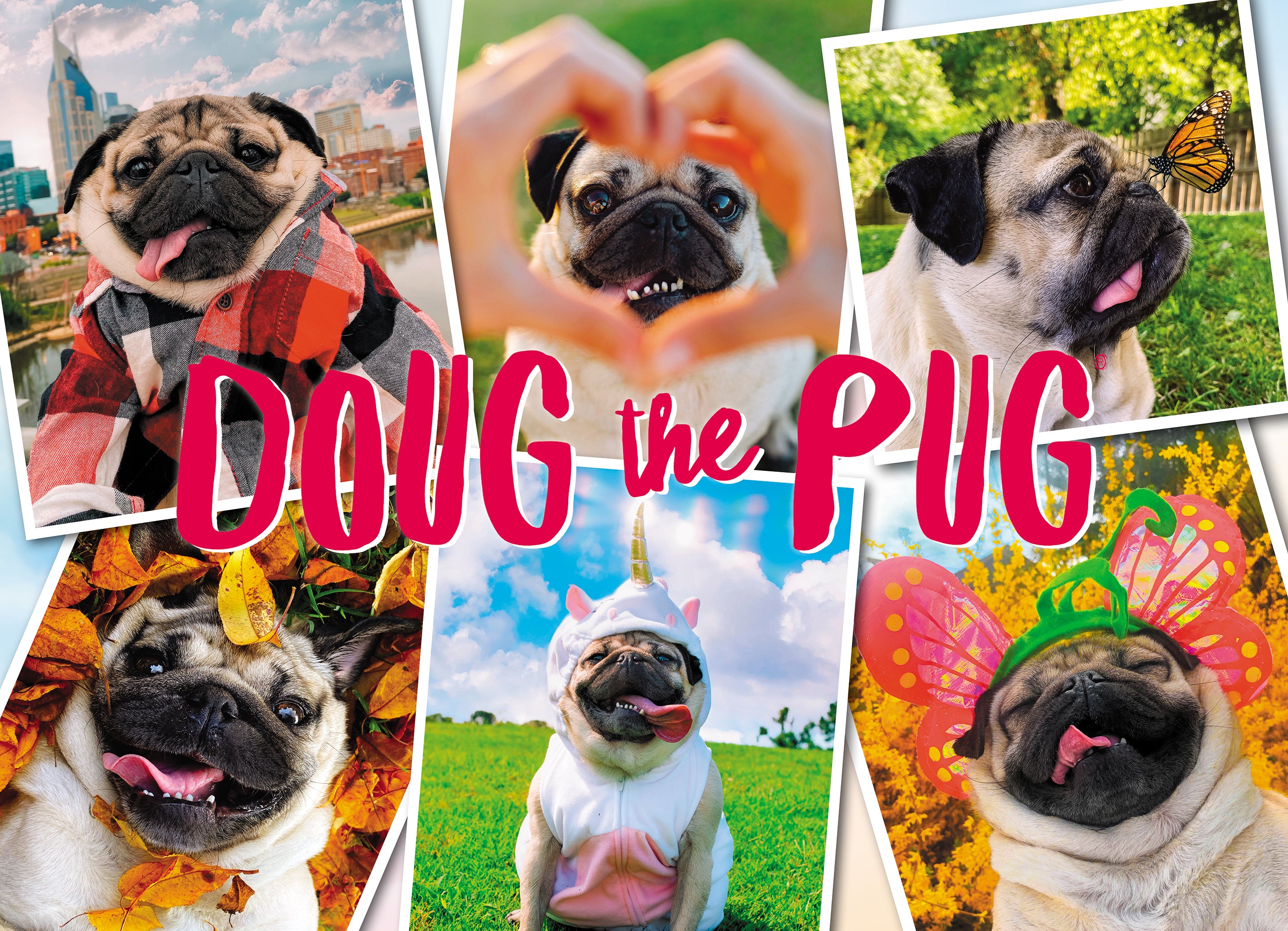 Doug The Pug: Pugs & Kisses (1000pcs)