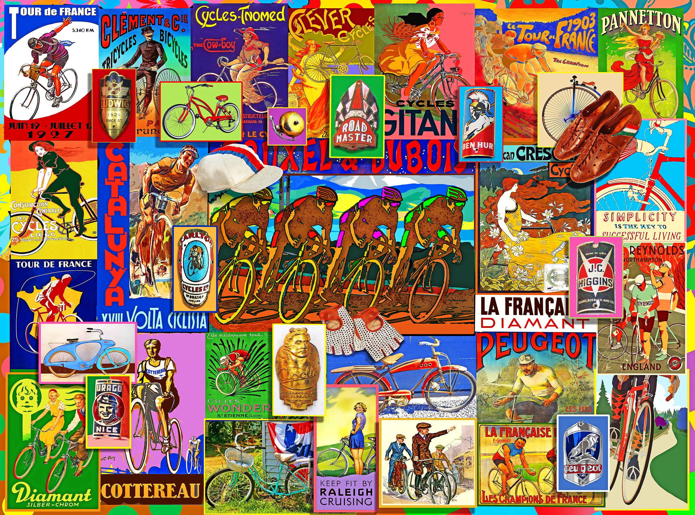 L'âge d'or du cyclisme (1000pcs)