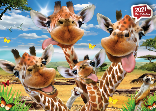 Girafe Selfie, Howard Robinson (500pcs)
