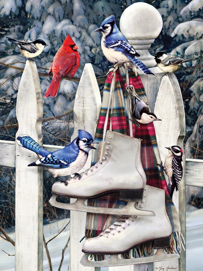 Oiseaux avec des patins, Greg Giordano