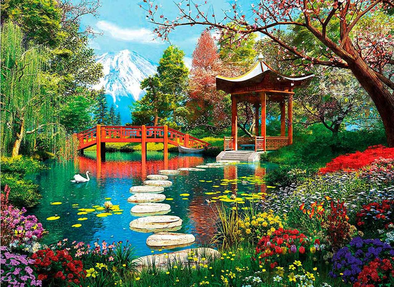 PFG Fuji Garden (1000pcs) (Usage/Used - PUZZLES FOR GOOD)