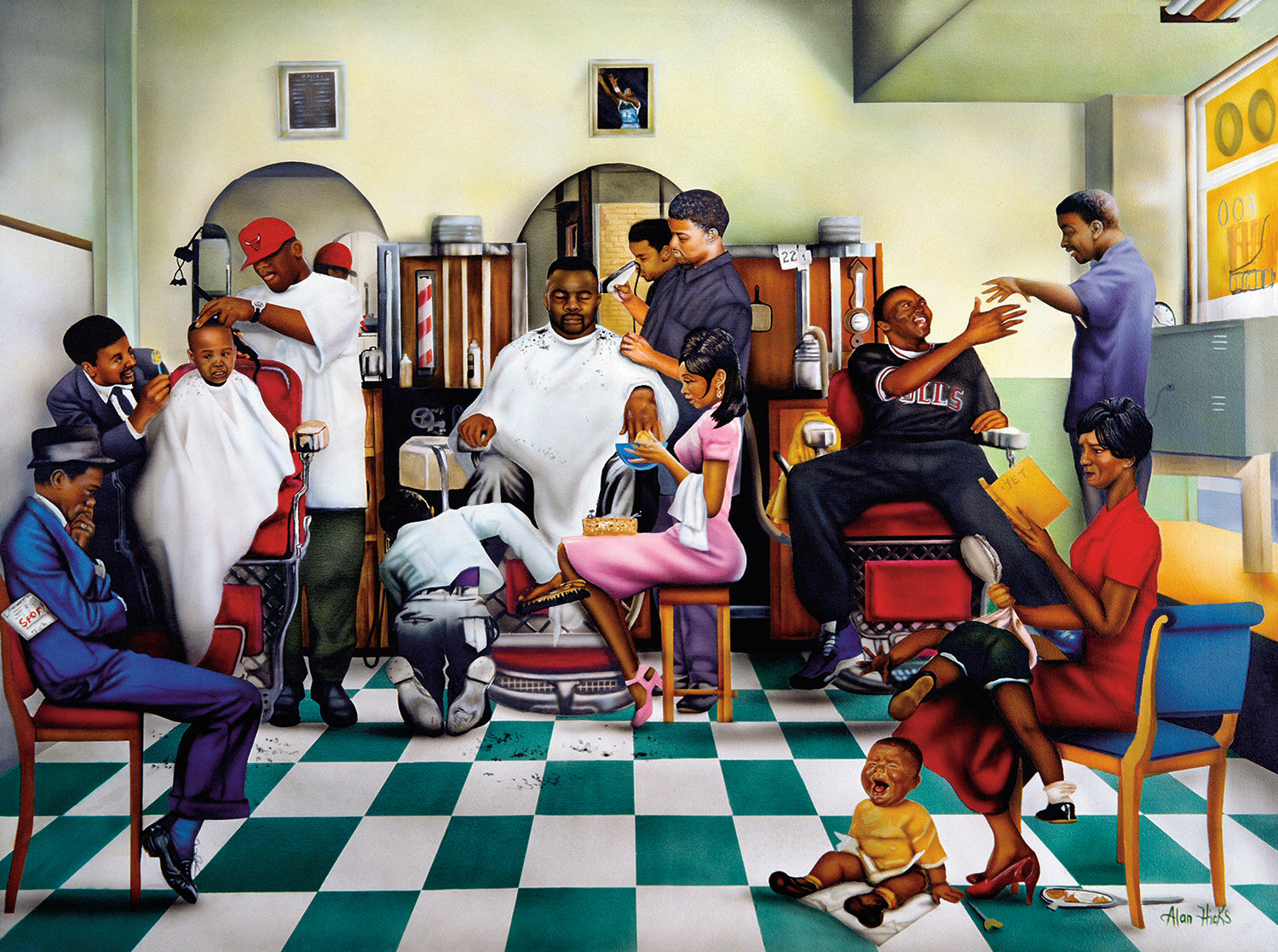 Hanging at the Shop, Alan Hicks