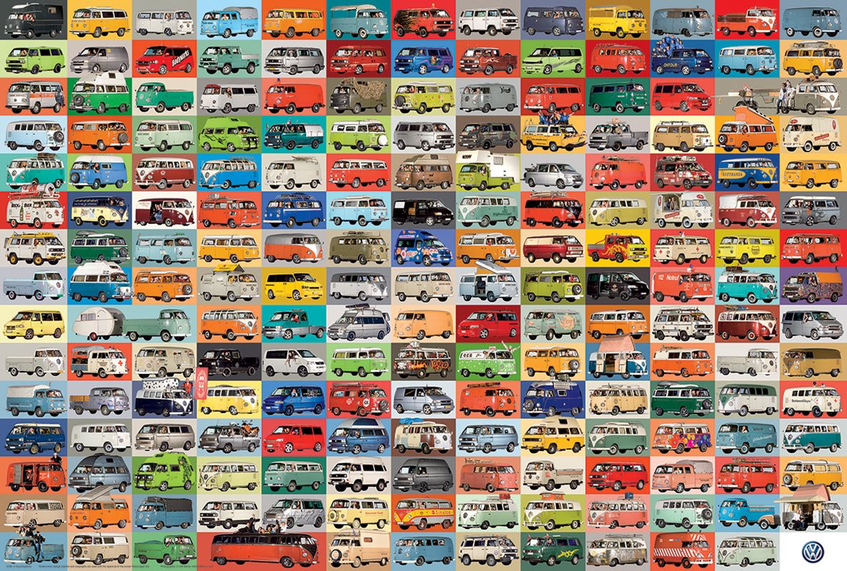 Le VW Groovy Bus 2000pcs