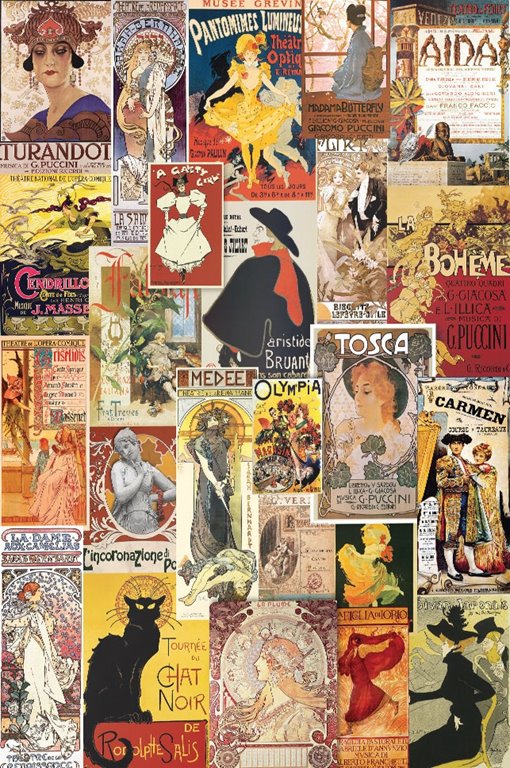 PFG Théâtre et Opéra - Affiches Vintage (Utilisation - PUZZLES FOR GOOD)
