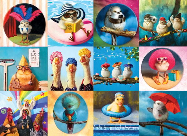 Oiseaux drôles, Lucia Heffernan