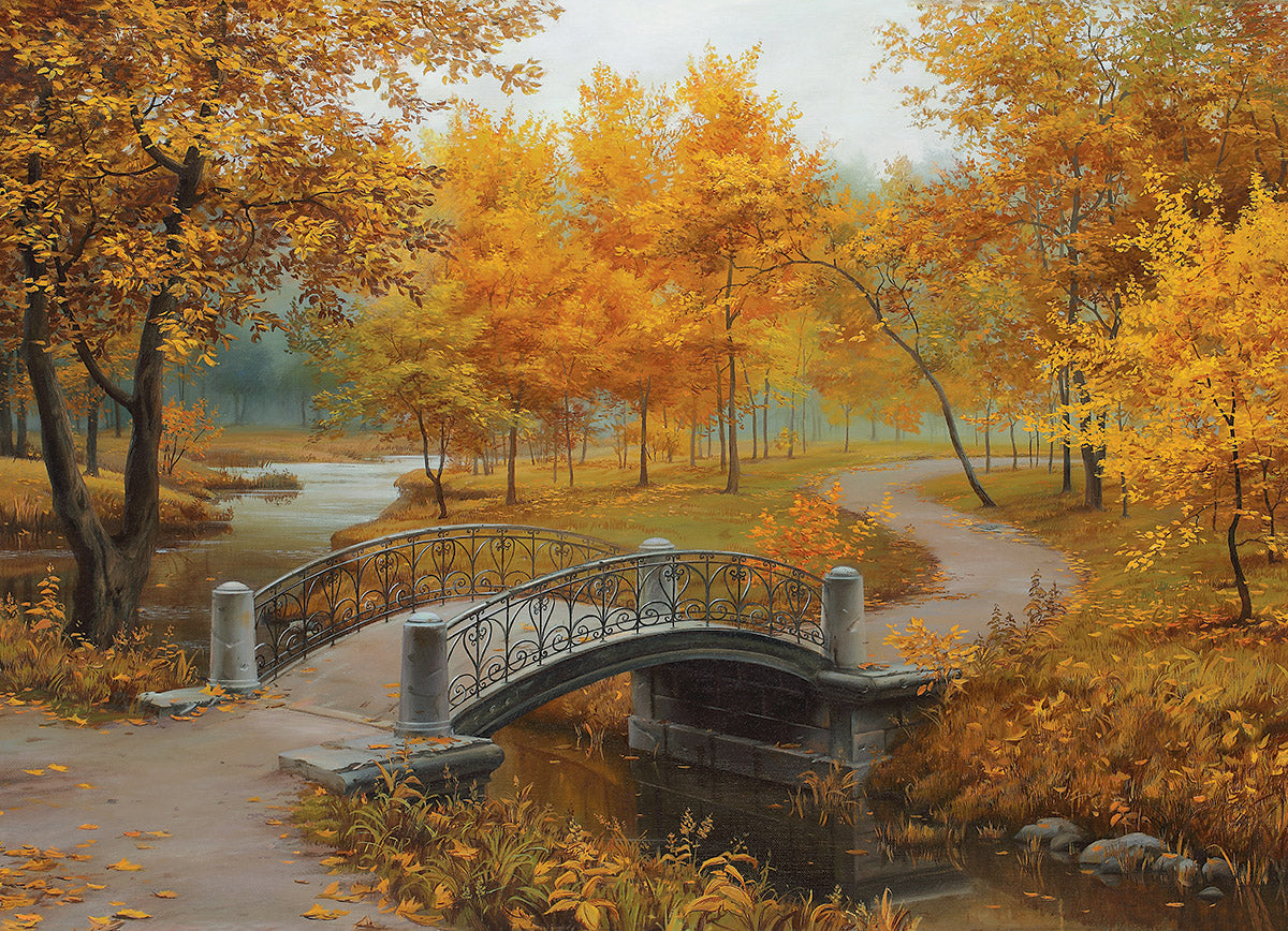 Autumn in an Old Park, Eugene Lushpin