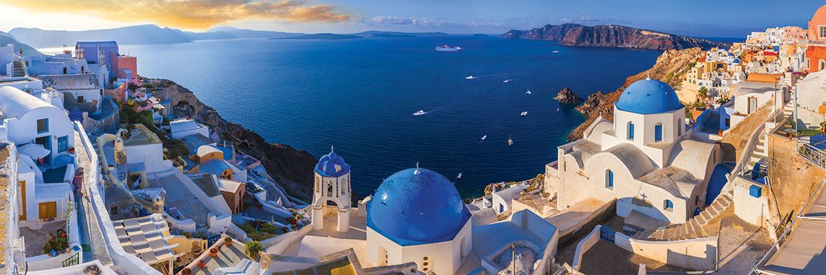 Santorini, Greece (Panoramic)