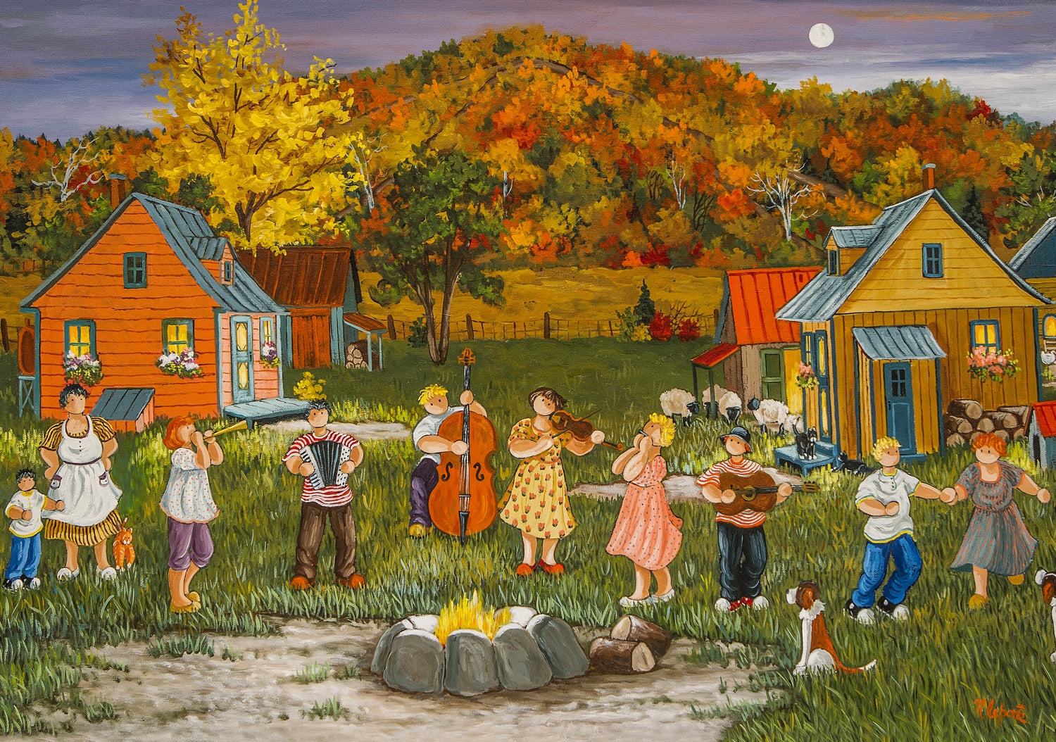 Jamming to the Fall Colours, Nicole Laporte