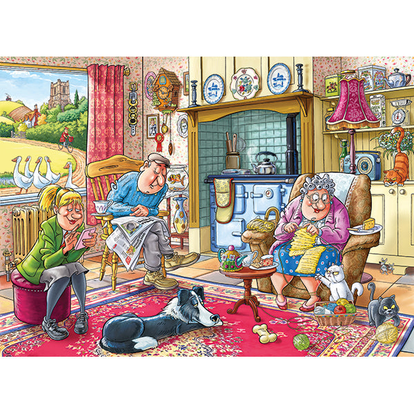 Wasgij Mystery #17, Catching a Break / Pas de repos pour la famille !
