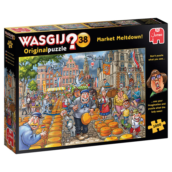 Wasgij? Original #38, Market Meltdown! / Fondue au fromage