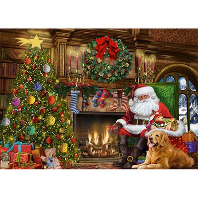 Père Noël par l'arbre de Noël (500pcs)