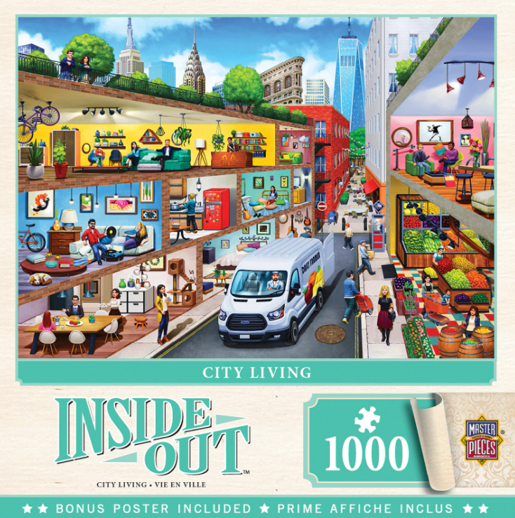 Inside Out - City Living (1000pcs)