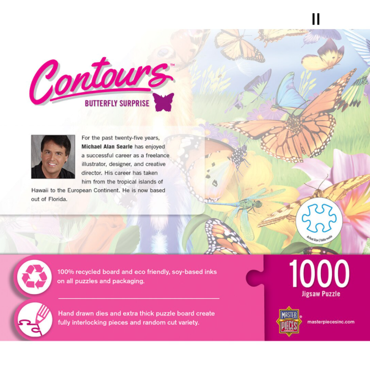 Contours en forme - surprise papillon (1000 pc)
