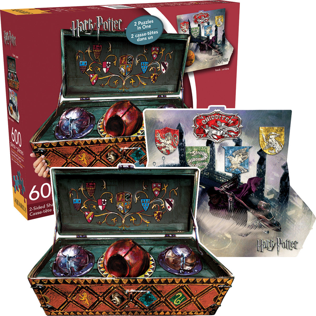 Quidditch - Harry Potter (puzzle de forme à 2 côtés)