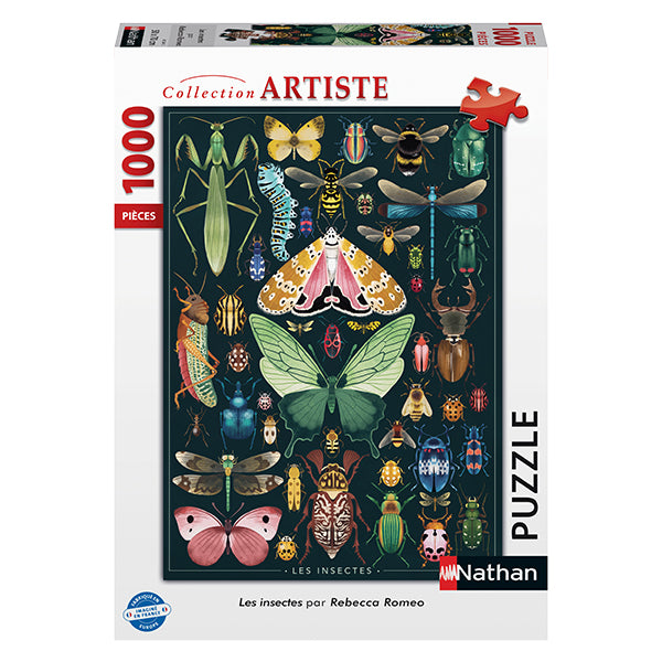 Collection Artiste - Les Insectes, Rebecca Romeo (1000pcs)