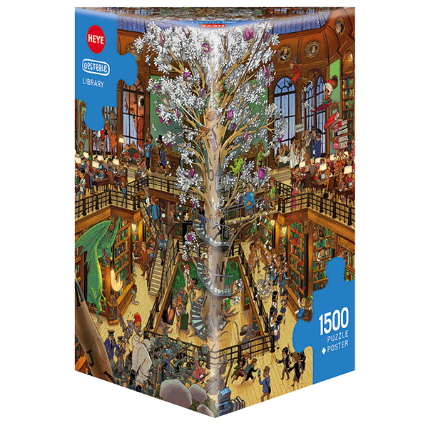 Library, Uli Oesterle (Triangular Box) (1500pcs)