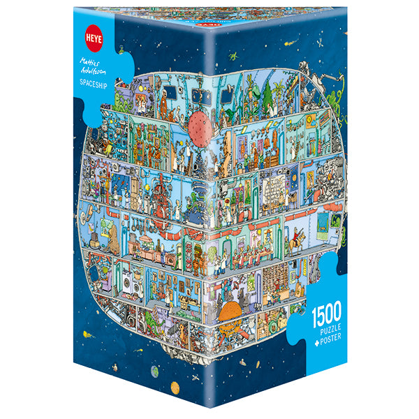 Spaceship, Adolfsson (Triangular Box) (1500pcs)