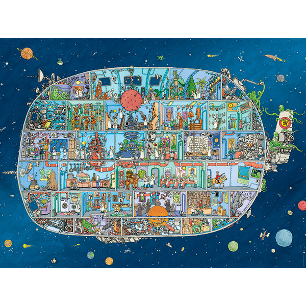 Spaceship, Adolfsson (Triangular Box) (1500pcs)