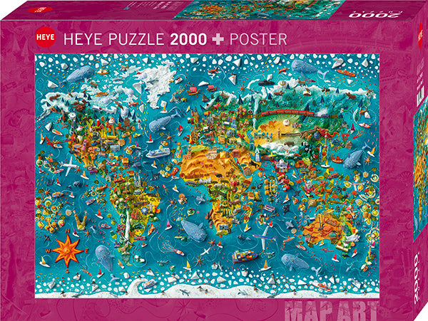 Map Art - Miniature World, Sara Drake (2000pcs)