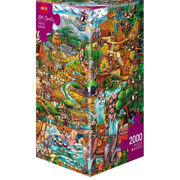 Safari exotique, Berman (boîte triangulaire) (2000pcs)