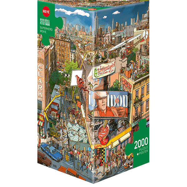 Superhero Movie, Göbel & Knorr (Triangular Box) (2000pcs)