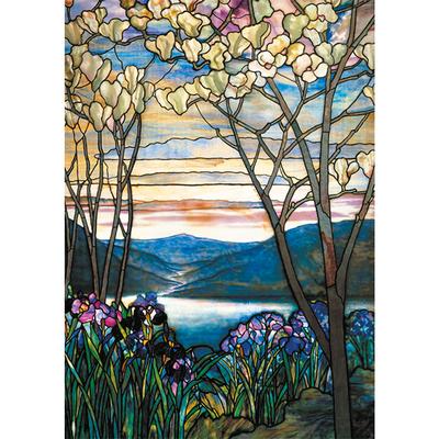 Magnolias & Irises, Tiffany