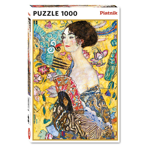 Dame avec fan, klimt