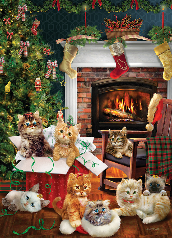 Christmas Kittens, Robert Giordano