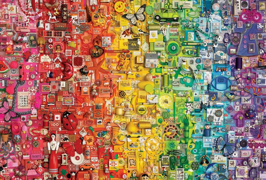 PFG Colourful Rainbow, Shelley Davies (Usage/Used - PUZZLES FOR GOOD)