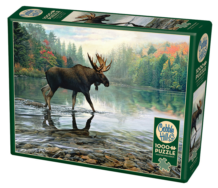 Moose Crossing, Russell Cobane (1000pcs)