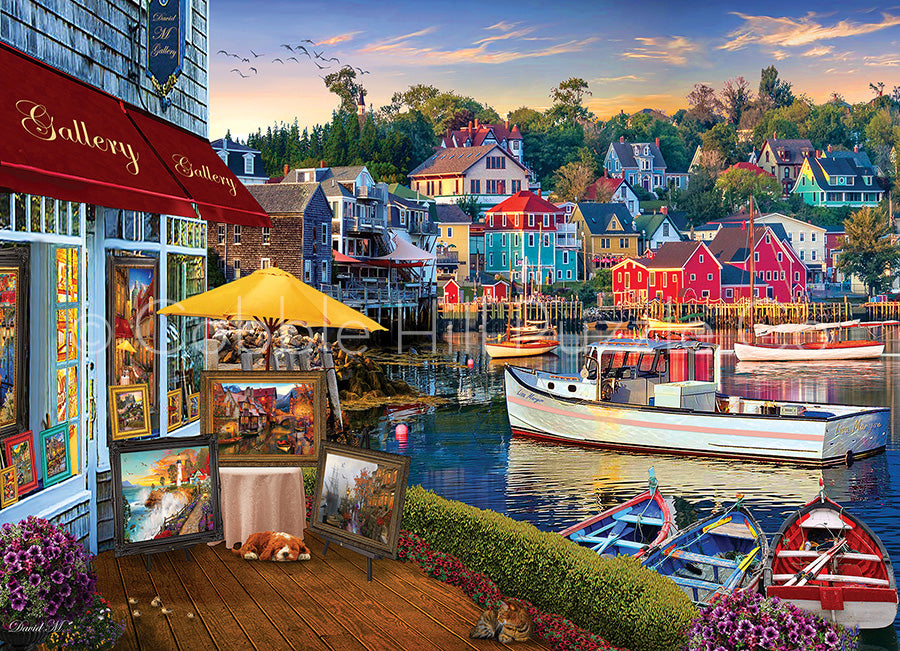 PFG Harbor Gallery, David Maclean (1000pcs) (Usage/Used - PUZZLES FOR GOOD)