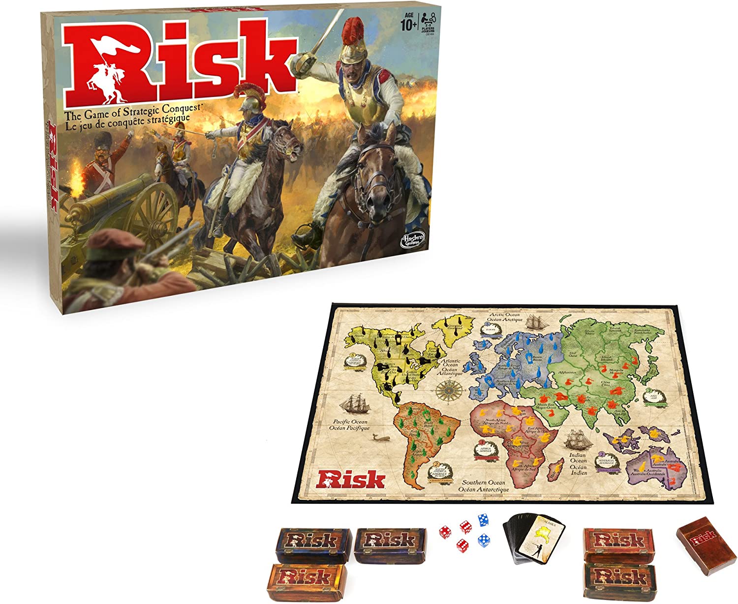 Risque PFG - Le jeu de la conquête stratégique (utilisation / utilisée - puzzles pour de bon)