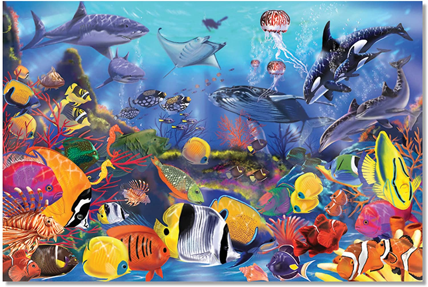 PFG Underwater- Floor Puzzle (Usage/Used - PUZZLES FOR GOOD)