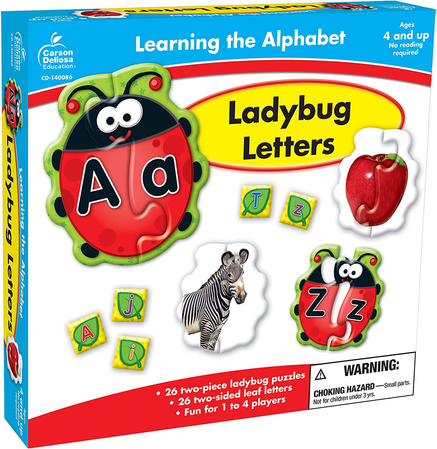 PFG Ladybug Lettres - Apprendre l'alphabet (utilisation / utilisée - puzzles pour de bon)