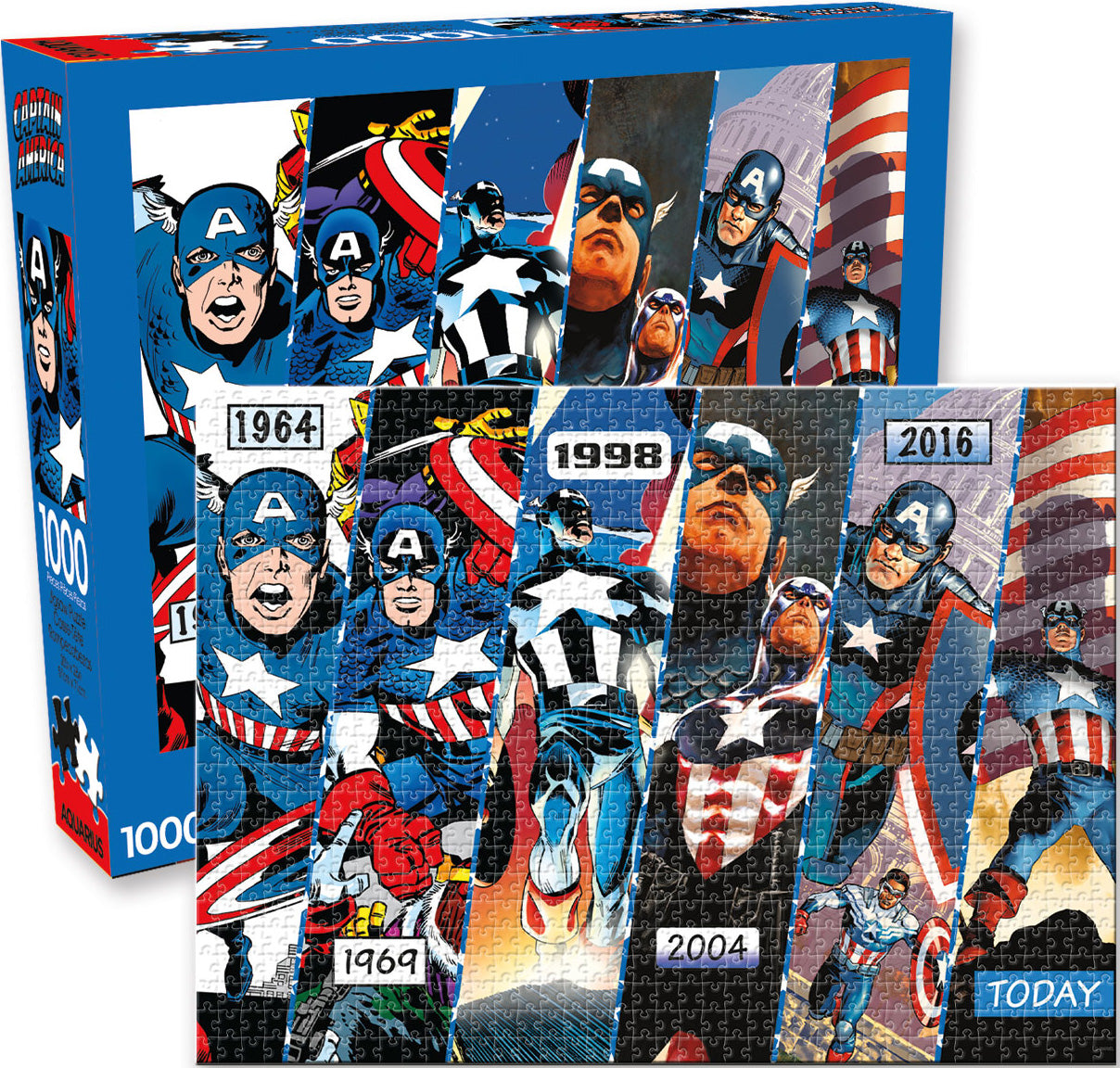 DMG Marvel Captain America Timeline (1000pcs) (DAMAGED BOX)