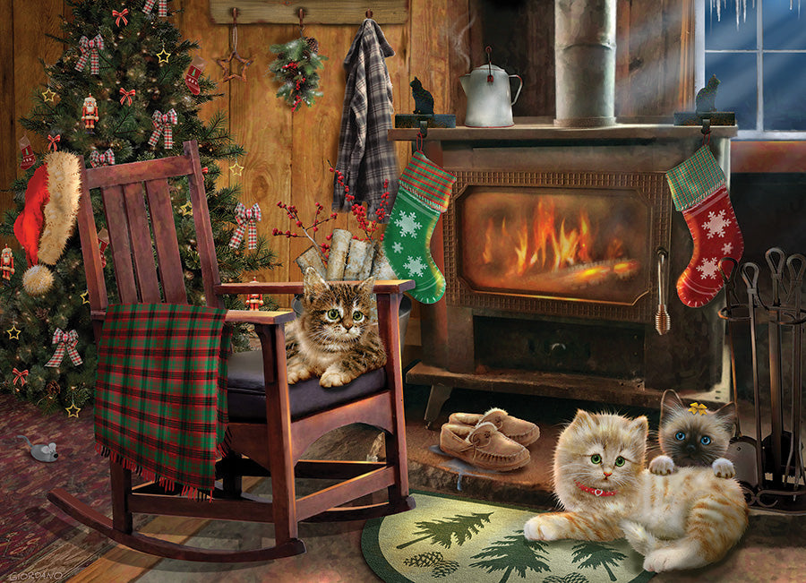 Kittens by the Stove, Robert Giordano