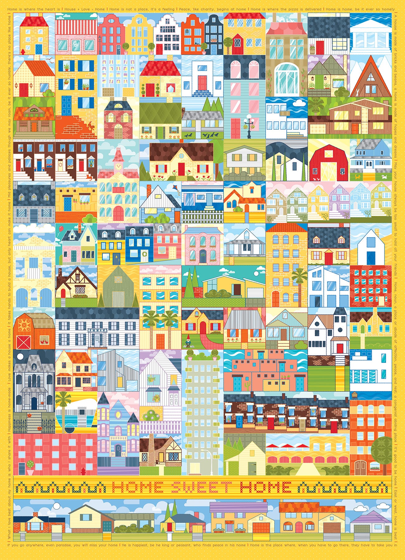 Accueil Sweet Home (1000pcs)
