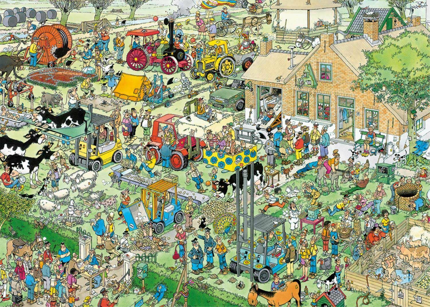 PFG Farm Visit (Visite à la ferme), JVH (1000pcs) (Usage/Used - PUZZLES FOR GOOD)