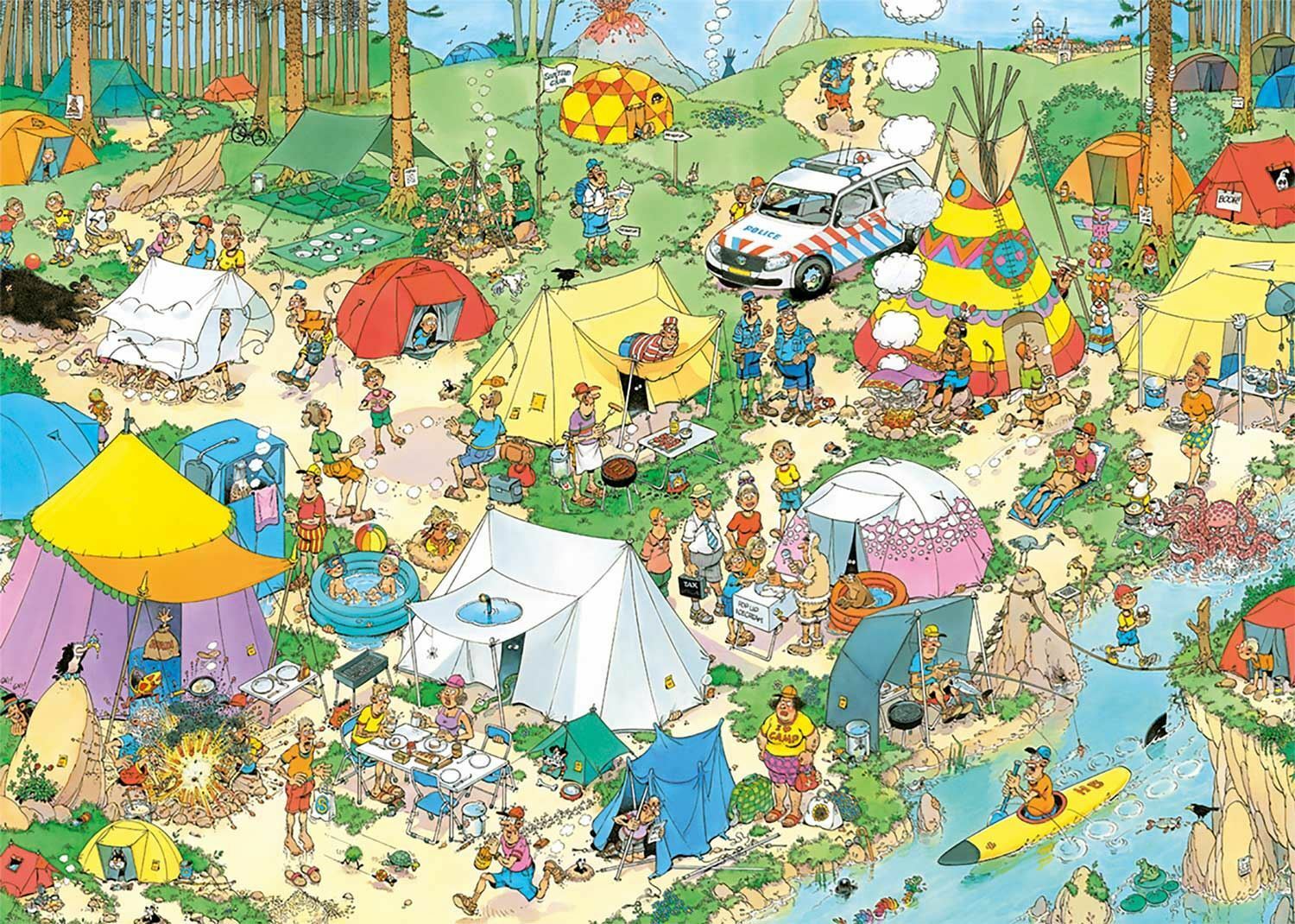 Camping in the Forest / Camping nature, JVH (1000pcs)