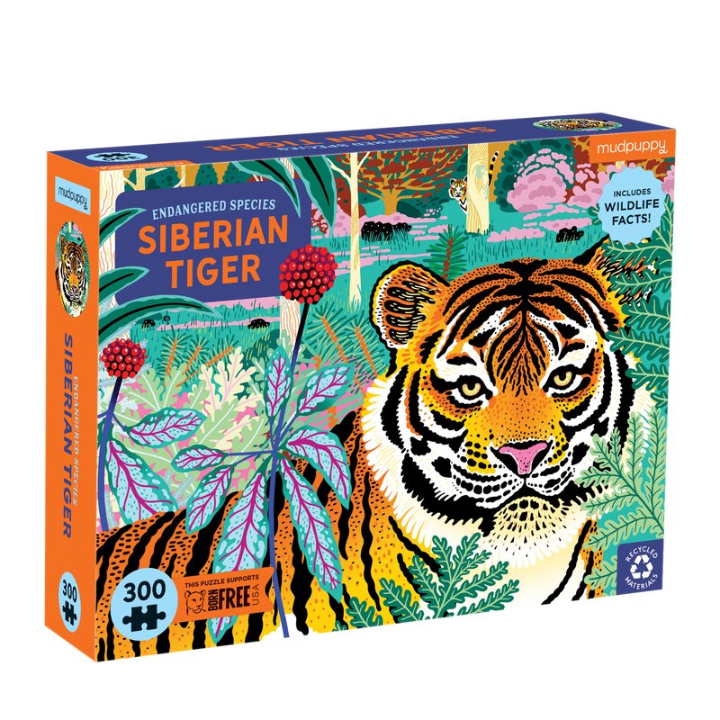 Siberian Tiger Endangered Species  (300pcs)