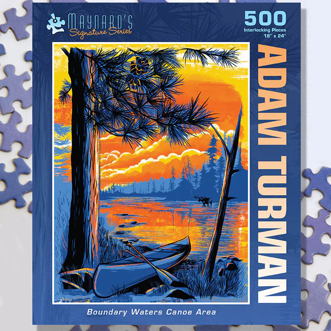 Zone de canoë des eaux limites (500 pc)