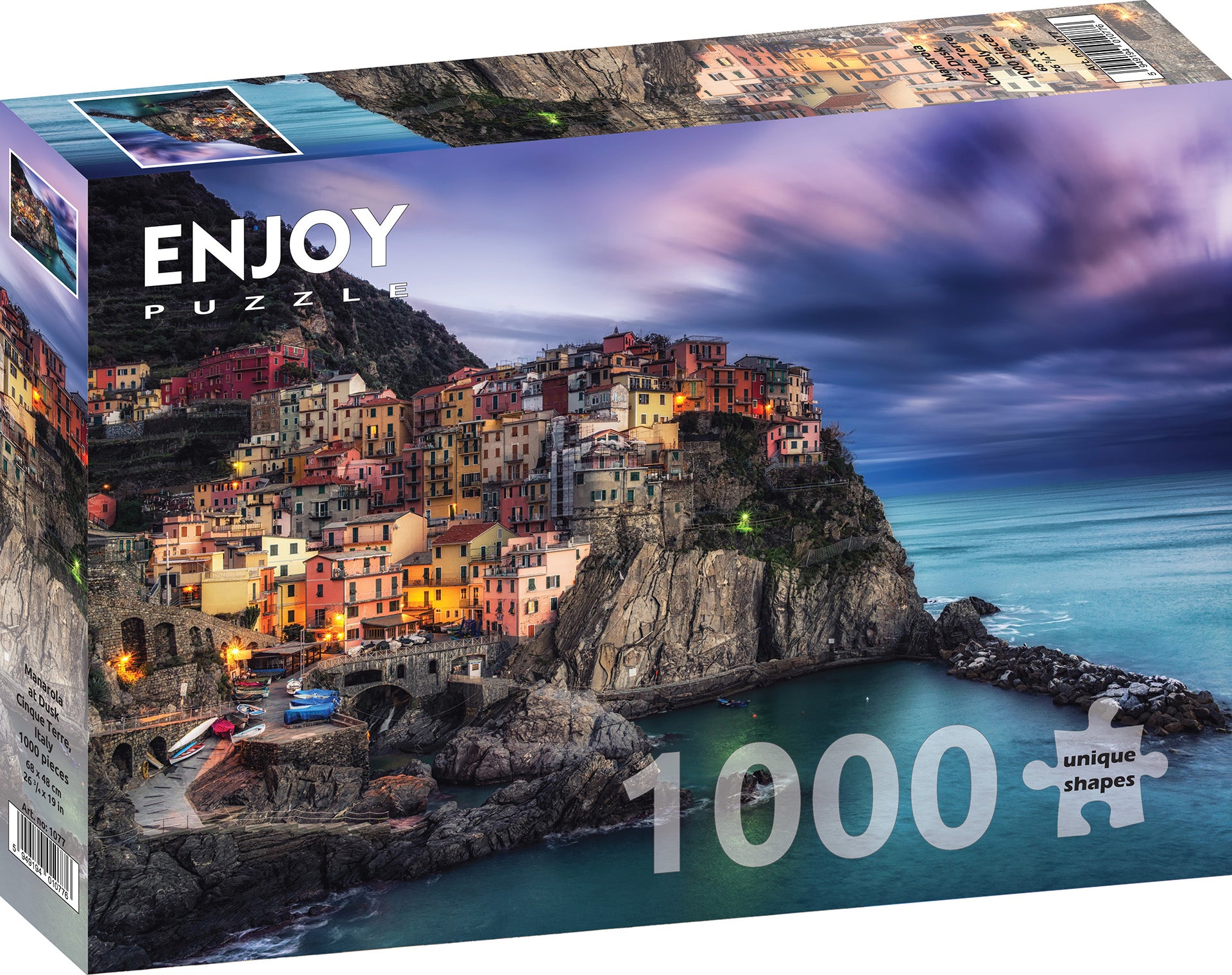Enjoy- Manarola at Dusk, Cinque Terre, Italy (1000pcs)