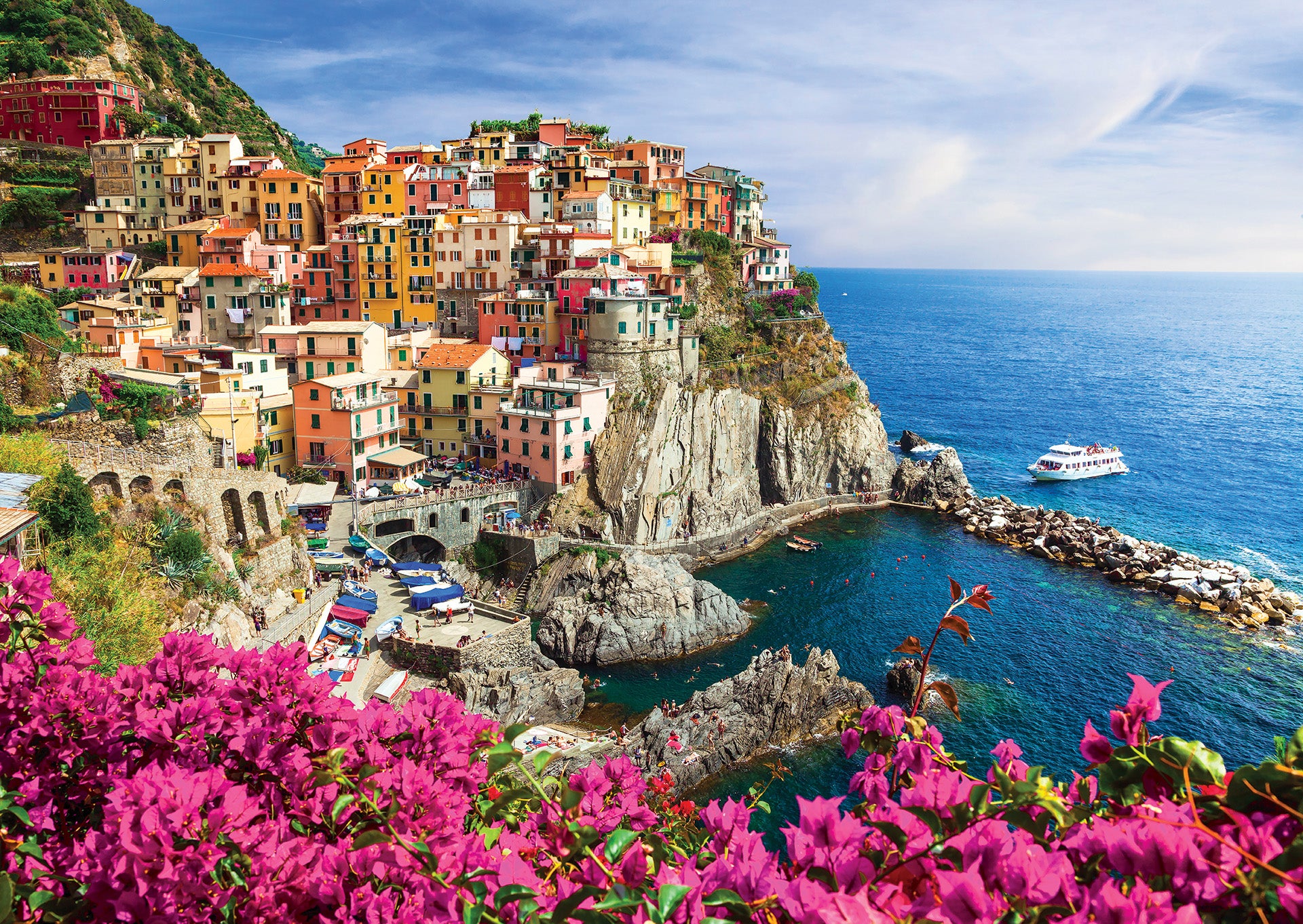Manarola, Cinque Terre, Italie (1000pcs)