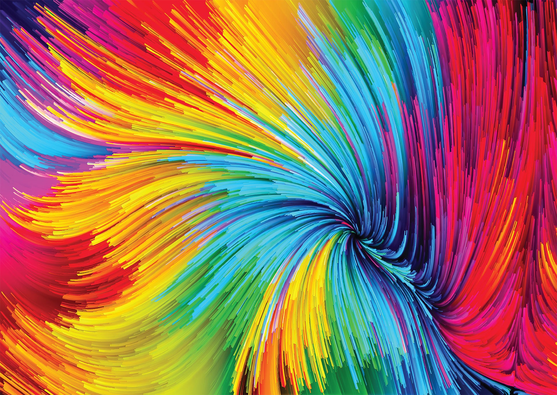 Swirl de peinture colorée (1000pcs)